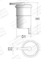 L110/606 - Filtr paliwa CHAMPION NISSAN PRIMERA 1.6 16V 90-