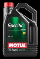 MOT 101719 - Olej 5W40 MOTUL SPECIFIC CNG/LPG 5L 