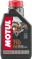104034 MOT - Olej 2T MOTUL 710 -syntetyczny 1l /do silników dwusuwów/ /ESTER BLEND/