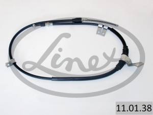 11.01.38 - Linka hamulca ręcznego LINEX /L/ CHEVROLET AVEO/KALOS 04-