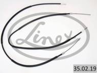 35.02.19 - Linka hamulca ręcznego LINEX RENAULT ESPACE 96- 1.9-2.2 (1583mm)