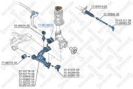 77-00149-SX - Tuleja wahacza STELLOX /przód tylna/ PSA JUMPER/BOXER/DUCATO 94-