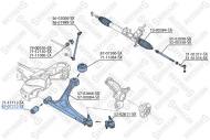 87-07212-SX - Tuleja wahacza STELLOX /przód/ VAG A3/TT/GOLF 98-