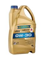 RA00W30 VSW4L - Olej 0W-30 RAVENOL VSW CLEANSYNTO 4L 