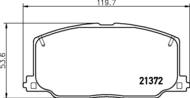 8DB 355 005-771 - Klocki hamulcowe HELLA PAGID 