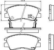 8DB 355 005-781 - Klocki hamulcowe HELLA PAGID 