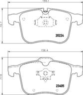 8DB 355 006-561 - Klocki hamulcowe HELLA PAGID 