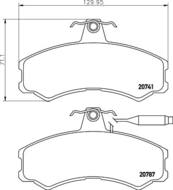 8DB 355 006-011 - Klocki hamulcowe HELLA PAGID 