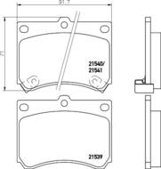 8DB 355 006-481 - Klocki hamulcowe HELLA PAGID 