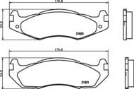 8DB 355 006-371 - Klocki hamulcowe HELLA PAGID 