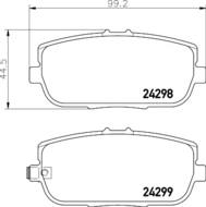 8DB 355 006-781 - Klocki hamulcowe HELLA PAGID 