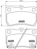 8DB 355 006-971 - Klocki hamulcowe HELLA PAGID 