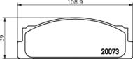 8DB 355 007-111 - Klocki hamulcowe HELLA PAGID 