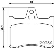 8DB 355 007-201 - Klocki hamulcowe HELLA PAGID 