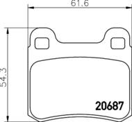 8DB 355 007-321 - Klocki hamulcowe HELLA PAGID 