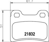 8DB 355 008-151 - Klocki hamulcowe HELLA PAGID 