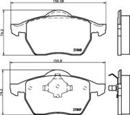 8DB 355 008-001 - Klocki hamulcowe HELLA PAGID 