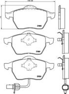 8DB 355 008-911 - Klocki hamulcowe HELLA PAGID 