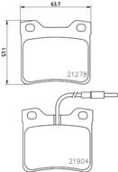 8DB 355 008-171 - Klocki hamulcowe HELLA PAGID 