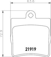 8DB 355 008-461 - Klocki hamulcowe HELLA PAGID 