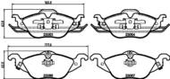 8DB 355 008-571 - Klocki hamulcowe HELLA PAGID 