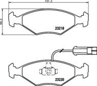 8DB 355 008-391 - Klocki hamulcowe HELLA PAGID 