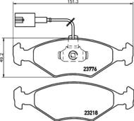 8DB 355 008-811 - Klocki hamulcowe HELLA PAGID 