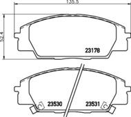 8DB 355 009-731 - Klocki hamulcowe HELLA PAGID 