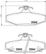 8DB 355 009-571 - Klocki hamulcowe HELLA PAGID 