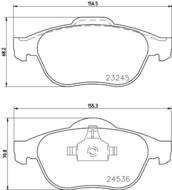 8DB 355 009-101 - Klocki hamulcowe HELLA PAGID 