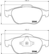 8DB 355 009-111 - Klocki hamulcowe HELLA PAGID 