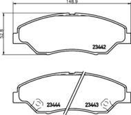 8DB 355 009-701 - Klocki hamulcowe HELLA PAGID 