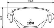 8DB 355 009-081 - Klocki hamulcowe HELLA PAGID 