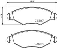 8DB 355 009-411 - Klocki hamulcowe HELLA PAGID 