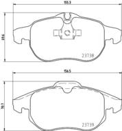 8DB 355 009-311 - Klocki hamulcowe HELLA PAGID 