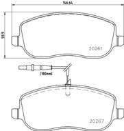 8DB 355 010-501 - Klocki hamulcowe HELLA PAGID 