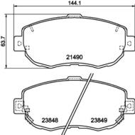 8DB 355 010-151 - Klocki hamulcowe HELLA PAGID 