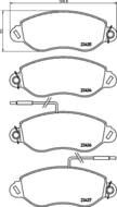 8DB 355 010-531 - Klocki hamulcowe HELLA PAGID 