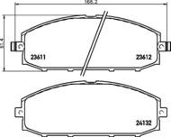 8DB 355 010-511 - Klocki hamulcowe HELLA PAGID 