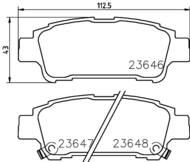 8DB 355 010-311 - Klocki hamulcowe HELLA PAGID 