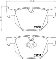 8DB 355 010-471 - Klocki hamulcowe HELLA PAGID 