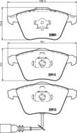 8DB 355 010-351 - Klocki hamulcowe HELLA PAGID 