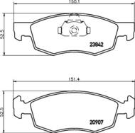 8DB 355 010-321 - Klocki hamulcowe HELLA PAGID 