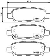 8DB 355 010-241 - Klocki hamulcowe HELLA PAGID 