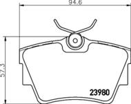 8DB 355 010-761 - Klocki hamulcowe HELLA PAGID 