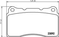 8DB 355 011-431 - Klocki hamulcowe HELLA PAGID 