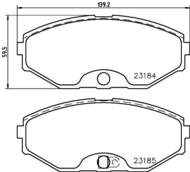 8DB 355 011-181 - Klocki hamulcowe HELLA PAGID 