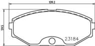 8DB 355 011-631 - Klocki hamulcowe HELLA PAGID 