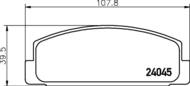 8DB 355 011-131 - Klocki hamulcowe HELLA PAGID 