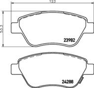 8DB 355 012-831 - Klocki hamulcowe HELLA PAGID 